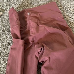 Athleta Salutation pink leggings